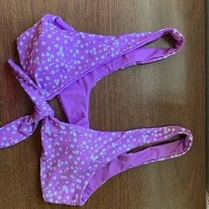 Bundle Purple & Black Lulu Bikinis Like new!